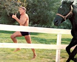 Burt Lancaster in The Swimmer