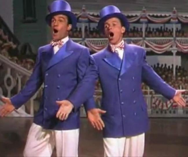 Gene Kelly and Frank Sinatra in Take Me Out to the Ball Game Gene Kelly and Frank Sinatra in Take Me Out to the Ball Game