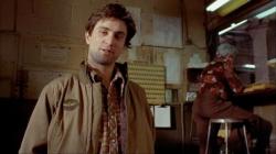 Robert De Niro is Travis Bickle in Taxi Driver.