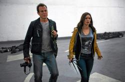 Will Arnett and Megan Fox in Teenage Mutant Ninja Turtles.