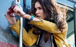 Megan Fox in Teenage Mutant Ninja Turtles.