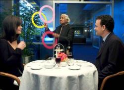 Catherine Zeta-Jones and Tom Hanks in The Terminal. Catherine Zeta-Jones and Tom Hanks in The Terminal.