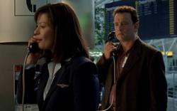 Catherine Zeta-Jones and Tom Hanks in The Terminal. Catherine Zeta-Jones and Tom Hanks in The Terminal.