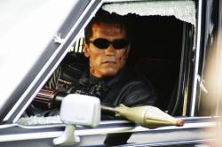 Arnold Schwarzenegger in T3: Rise of the Machines.