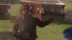 Arnold Schwarzenegger in T3: Rise of the Machines. Arnold Schwarzenegger in T3: Rise of the Machines.