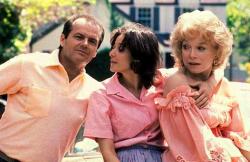 Jack Nicholson, Debra Winger and Shirley MacLaine in Terms of Endearment.