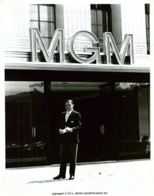 Frank Sinatra at the entrance to the fabled MGM studios. Frank Sinatra at the entrance to the fabled MGM studios.