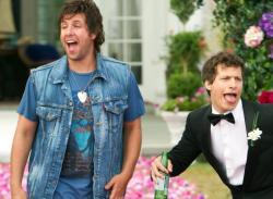 Adam Sandler and Andy Samberg in That's My Boy.