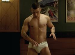 Milo Ventimiglia checks out his junk in That's My Boy. Milo Ventimiglia checks out his junk in That's My Boy.