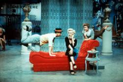 Donald O'Connor, Marilyn Monroe and Mitzi Gaynor in There's No Business Like Show Business.