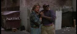 Roddy Piper and Keith David share a moment in They Live Roddy Piper and Keith David share a moment in They Live