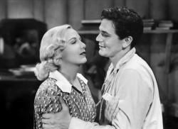 Gloria Dickson and John Garfield in They Made Me a Criminal.