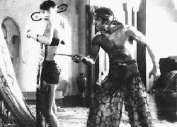 Anna May Wong and Douglas Fairbanks in The Thief of Bagdad. Anna May Wong and Douglas Fairbanks in The Thief of Bagdad.