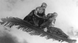 Douglas Fairbanks and Julanne Johnston in The Thief of Bagdad.