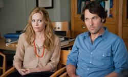 Leslie Mann and Paul Rudd in This is 40.