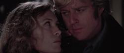 Faye Dunaway and Robert Redford in Three Days of the Condor.