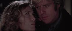 Faye Dunaway and Robert Redford in Three Days of the Condor. Faye Dunaway and Robert Redford in Three Days of the Condor.