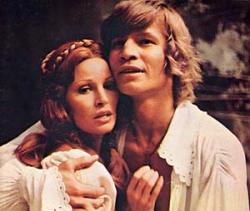 Raquel Welch and Michael York in The Three Musketeers.