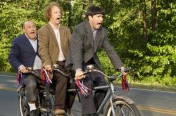 Will Sasso, Sean Hayes and Chris Diamantopoulos as Curly, Larry and Moe in The Three Stooges. Will Sasso, Sean Hayes and Chris Diamantopoulos as Curly, Larry and Moe in The Three Stooges.