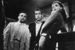 Marcel Dalio, Humphrey Bogart and Lauren Bacall in To Have and Have Not.