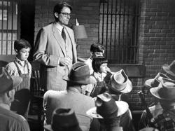 Gregory Peck in To Kill a Mockingbird.