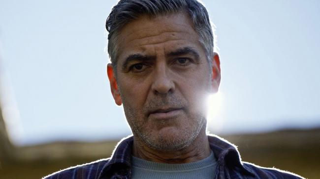 George Clooney in Tomorrowland.