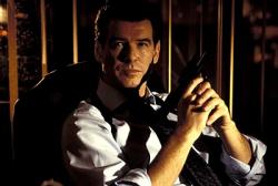 Pierce Brosnan in Tomorrow Never Dies.