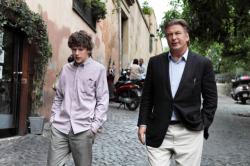 Jesse Eisenberg and Alec Baldwin in To Rome with Love