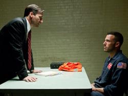 Jon Hamm and Ben Afleck in The Town. Jon Hamm and Ben Afleck in The Town.