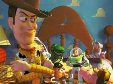 Tom Hanks voices Woody the cowboy in Pixar's Toy Story.