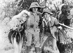 Edwina Booth, Duncan Renaldo, Harry Carey, and Mutia Omoolu in Trader Horn. Edwina Booth, Duncan Renaldo, Harry Carey, and Mutia Omoolu in Trader Horn.