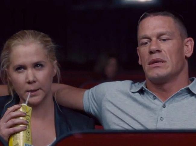 Amy Schumer and John Cena in Trainwreck