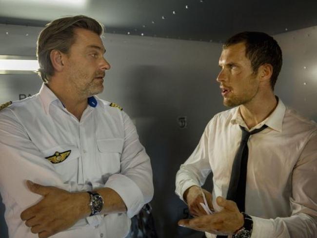 Ray Stevenson and Ed Skrein in The Transporter Refueled.