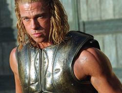 Brad Pitt in Troy.