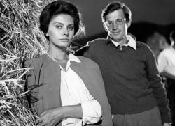 Sophia Loren and Jean Paul Belmondo in Two Women Sophia Loren and Jean Paul Belmondo in Two Women