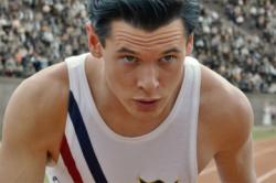 Jack O'Connell in Unbroken.