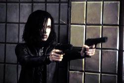 Kate Beckinsale in Underworld.