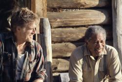 Robert Redford and Morgan Freeman in An Unfinished Life.