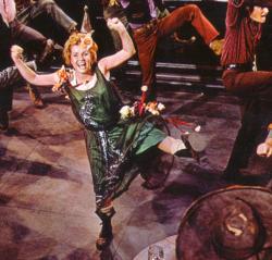Debbie Reynolds giving it her all as The Unsinkable Molly Brown. Debbie Reynolds giving it her all as The Unsinkable Molly Brown.