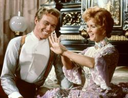 Harve Presnell and Debbie Reynolds in The Unsinkable Molly Brown Harve Presnell and Debbie Reynolds in The Unsinkable Molly Brown