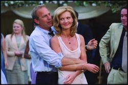 Kevin Costner and Joan Allen in The Upside of Anger. Kevin Costner and Joan Allen in The Upside of Anger.