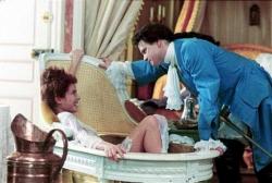 Annette Bening and Colin Firth in Valmont. Annette Bening and Colin Firth in Valmont.