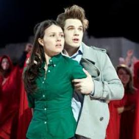 Jenn Proske and Matt Lanter in Vampires Suck. Jenn Proske and Matt Lanter in Vampires Suck.