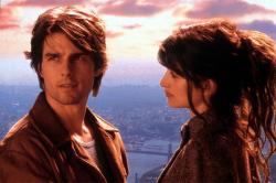 Tom Cruise and Penelope Cruz in Vanilla Sky. Tom Cruise and Penelope Cruz in Vanilla Sky.