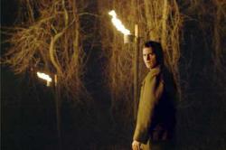 Joaquin Phoenix in The Village. Joaquin Phoenix in The Village.
