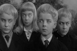 Some very scary children in Village of the Damned.