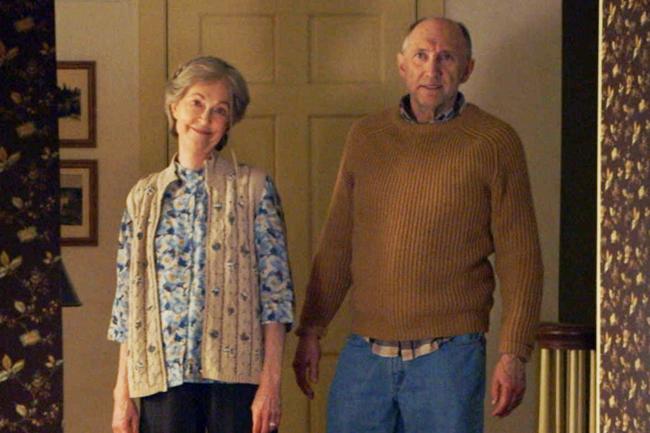 Deanna Dunagan and Peter McRobbie in The Visit.