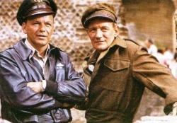 Frank Sinatra and Trevor Howard in Von Ryan's Express.