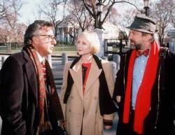 Hoffman, Heche and Deniro in Wag the Dog. Hoffman, Heche and Deniro in Wag the Dog.