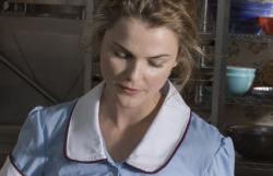 Keri Russell in Waitress.